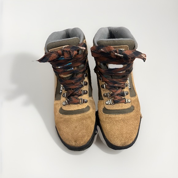 Vintage Tecnica Mesa Brown Suede Trekking/Hiking Boots Sz 7 Gorpcore 90s - Picture 4 of 10